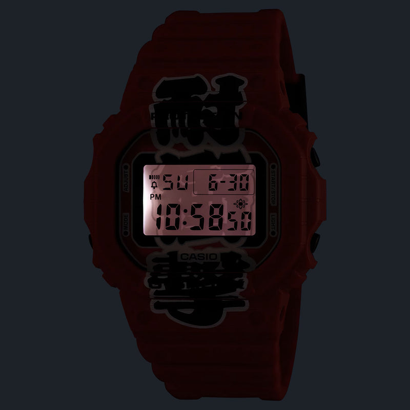 G-SHOCK 5600 Series Digital Red Lantern Series DW-5600AKA-4