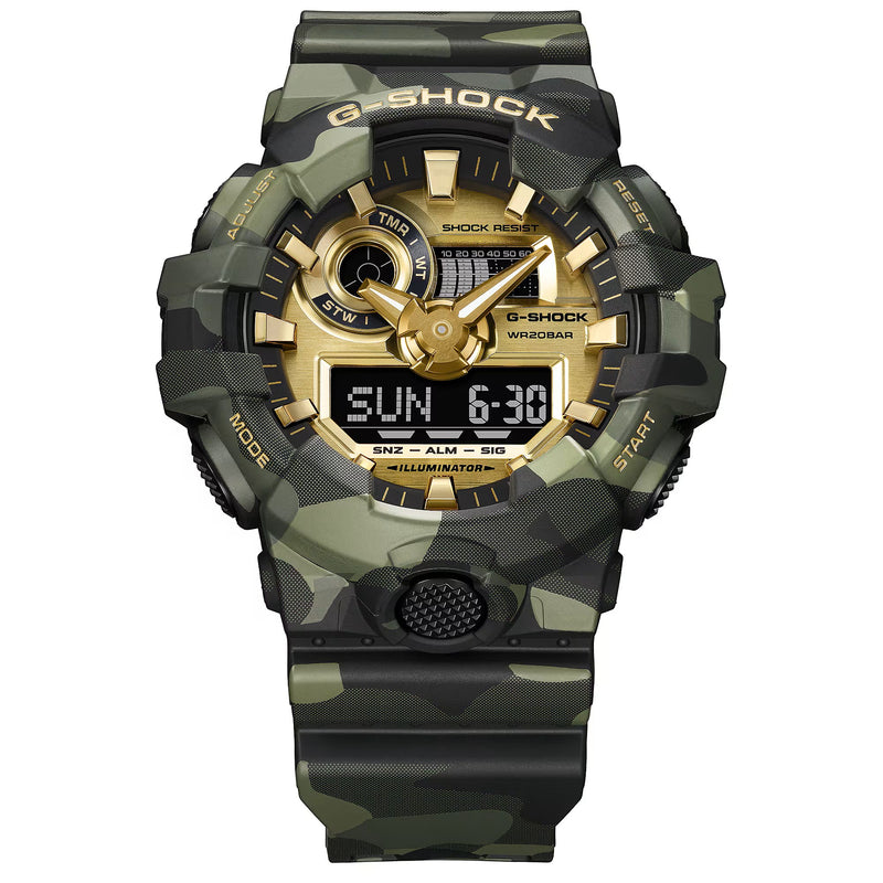 G-SHOCK Analogue-Digital Bold Camo Series Watch GA-700CMG-3AER