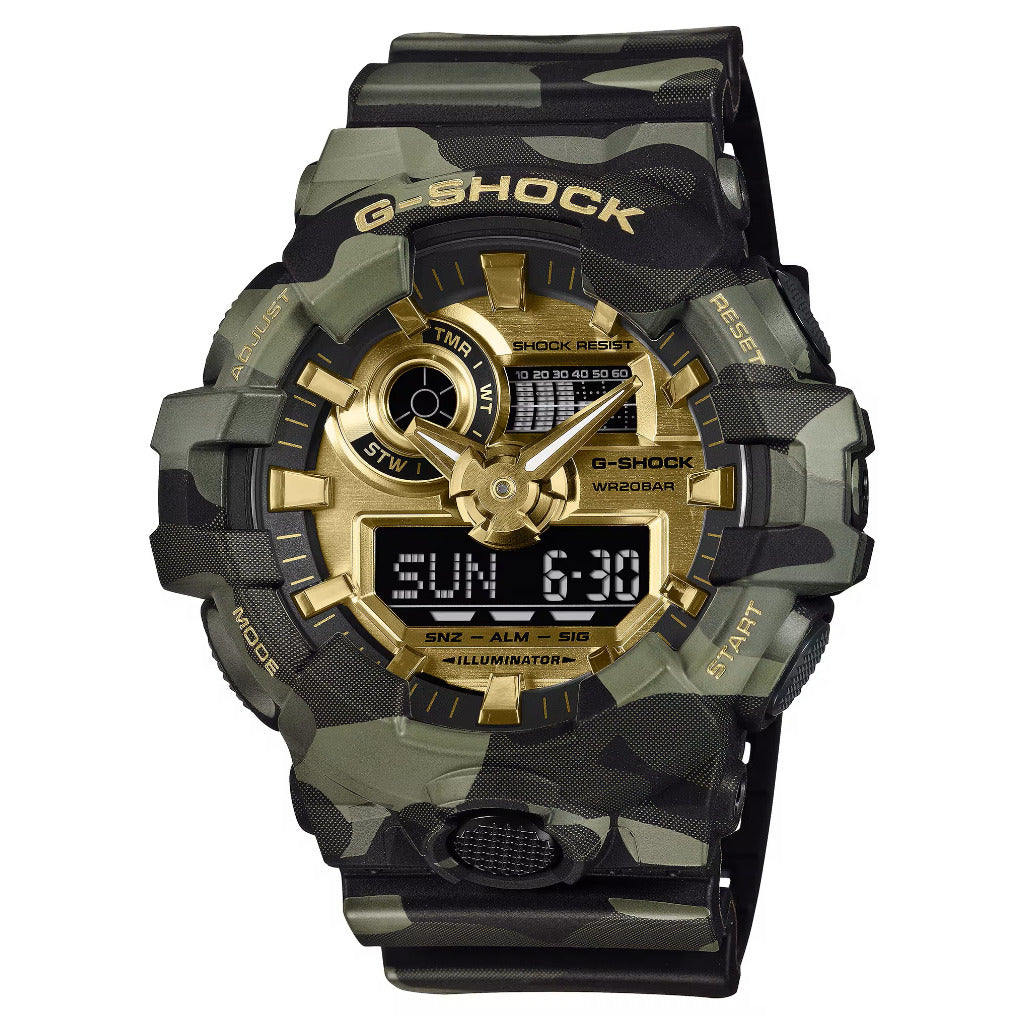 G-SHOCK Analogue-Digital Bold Camo Series Watch GA-700CMG-3AER