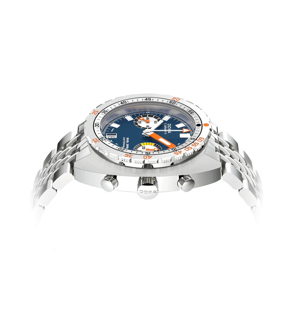 Doxa Sub 200 T.Graph II Caribbean Staninless Steel 42mm Watch 806.10.201.10