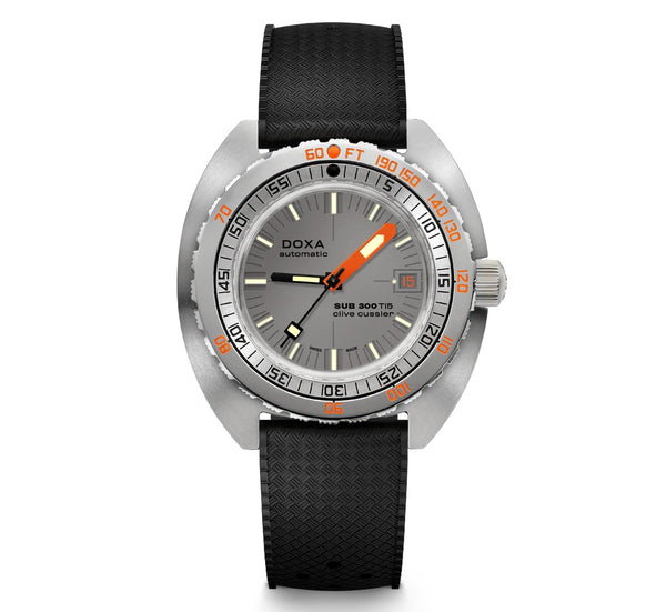 Doxa SUB 300 Ti5 Clive Cussler Limited Edition 42mm Watch 823.50.121.20-SE14