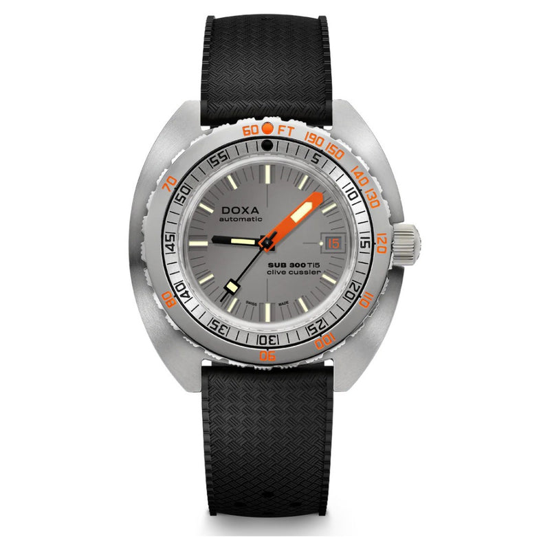 Doxa SUB 300 Ti5 Clive Cussler Limited Edition 42mm Watch 823.50.121.20-SE14