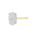 Oval Cut 5.05ct Lab Grown Diamond, 18ct Yellow Gold Ring