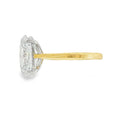 Oval Cut 5.05ct Lab Grown Diamond, 18ct Yellow Gold Ring