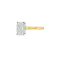 Elongated Cushion Cut 2.04ct Lab Grown Diamond, 18ct Yellow Gold Ring