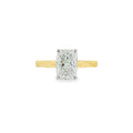 Elongated Cushion Cut 2.04ct Lab Grown Diamond, 18ct Yellow Gold Ring