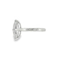 Marquise Cut 3.03ct Lab Grown Diamond, Platinum Ring