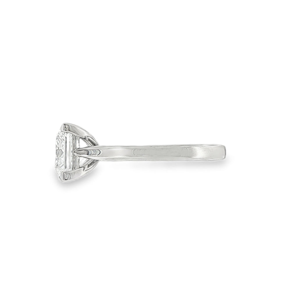 Princess Cut 3.04ct Lab Grown Diamond, Platinum Ring
