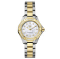 Tag Heuer Aquaracer Professional 100 Solargraph Mother of Pearl Two-Tone, Diamond Bezel 28mm WBP1420.BB0006