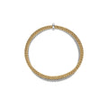 Fope Prima Flex'it 18ct Yellow and White, 0.17ct Diamond Bracelet