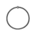Fope Eka Flex'it 18ct White Gold, Black Rhodiumed 0.01ct Black Diamond Bracelet