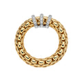 Fope Vendôme Flex'it 18ct Yellow Gold, 0.23ct Diamond Ring