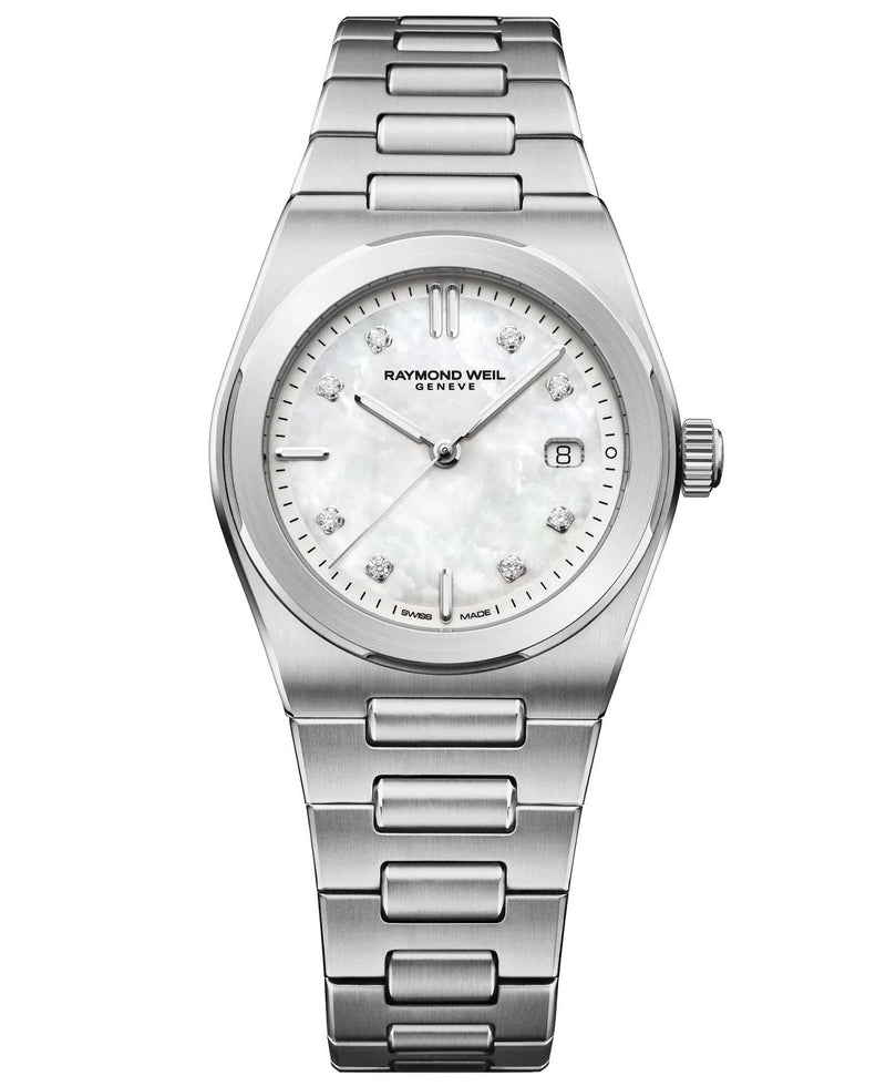 Raymond Weil A.R.T MOP & Diamond Dial 30mm Watch 1250-ST-97081