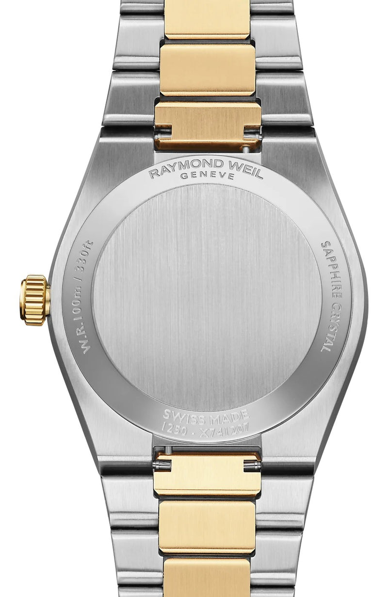 Raymond Weil A.R.T. Two Tone, MOP & Diamond 30mm Watch 1250-SPS-97081