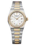 Raymond Weil A.R.T. Two Tone, MOP & Diamond 30mm Watch 1250-SPS-97081
