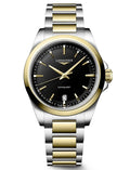 Longines Conquest Two Tone Black Quartz 38mm Watch L37503527