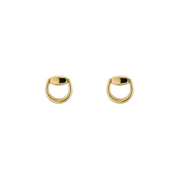 Gucci Horsebit 18ct Yellow Gold Stud Earrings