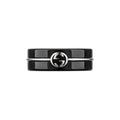 Gucci Interlocking 18ct White Gold & Corundum Ring