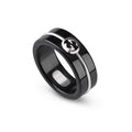 Gucci Interlocking 18ct White Gold & Corundum Ring