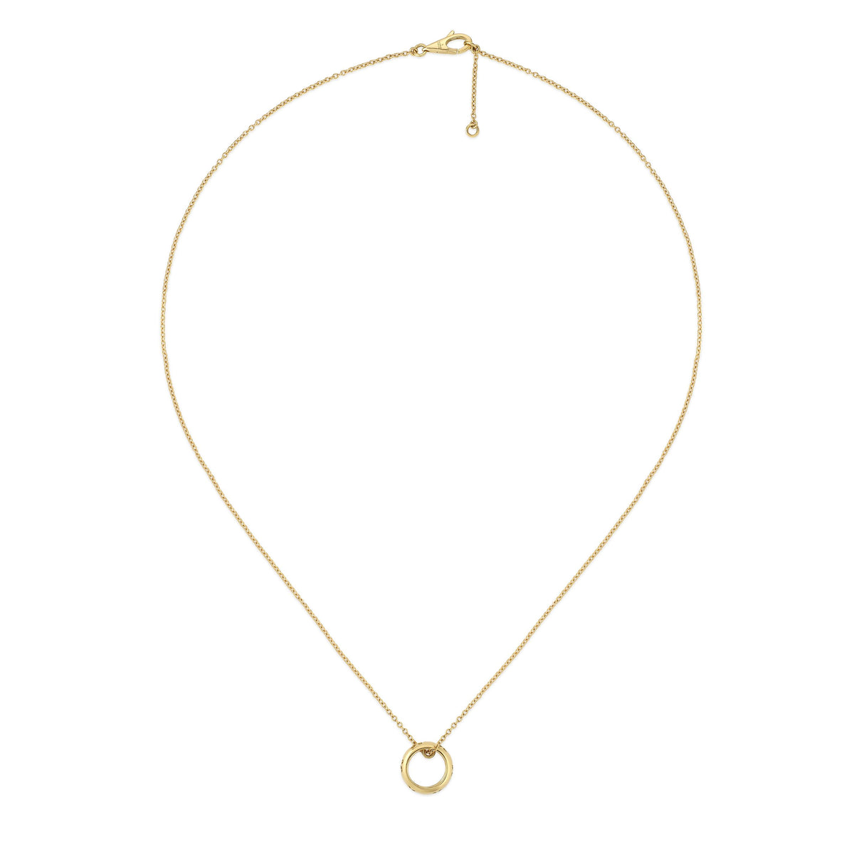Gucci Icon GG Mini 18ct Yellow Gold Necklace