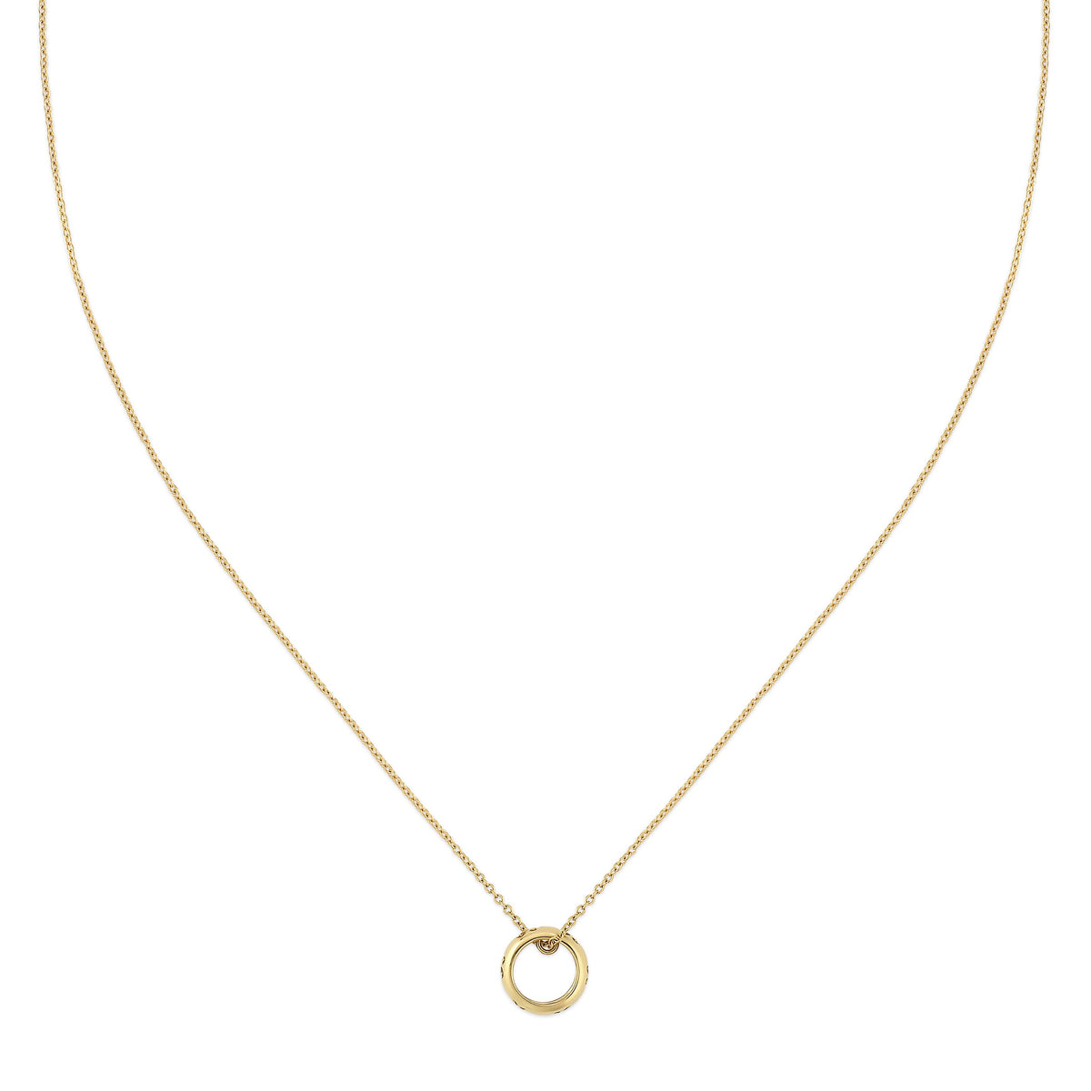 Gucci Icon GG Mini 18ct Yellow Gold Necklace