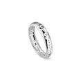 Gucci Icon GG Mini 4mm 18ct White Gold Ring