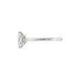 Oval Cut 1.00ct Lab Grown Diamond, Platinum 6 Claw Ring