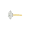 Oval Cut 2.04ct Lab Grown Diamond, 18ct Yellow Gold 6 Claw Ring