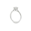 Round Brilliant Cut 1.00ct Lab Grown Diamond, Platinum 6 Claw Ring