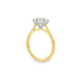 Round Brilliant Cut 2.01ct Lab Grown Diamond, 18ct Yellow Gold 6 Claw Ring