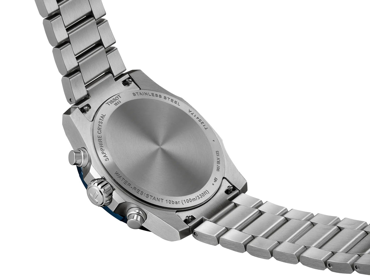 Tissot Supersport Chrono 42mm, Blue Dial Stainless Steel Watch T1254171104100