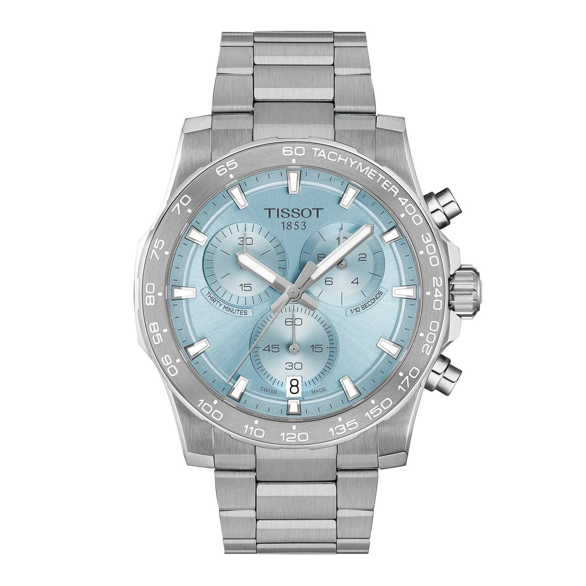 Tissot Supersport Chrono 42mm Ice Blue, Stainless Steel Watch T1254171135100