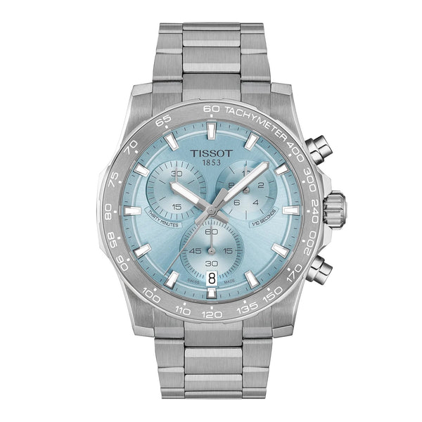 Tissot Supersport Chrono 42mm Ice Blue, Stainless Steel Watch T1254171135100