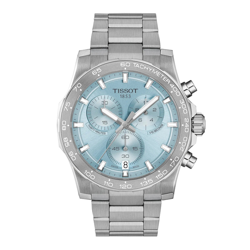 Tissot Supersport Chrono 42mm Ice Blue, Stainless Steel Watch T1254171135100