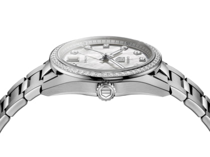 Tag Heuer Carrera Date Automatic, MOP and Diamond 36mm Watch WBN231E.BA0001