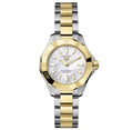 Tag Heuer Aquaracer Professional 200 Solargraph, Mother of Pearl Two-Tone 34mm Watch WBP1327.BB0004