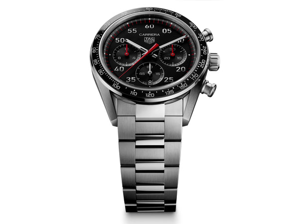 Tag Heuer Carrera Chronograph Sport Automatic Black, 42mm Steel Watch CDB2110.BA0054