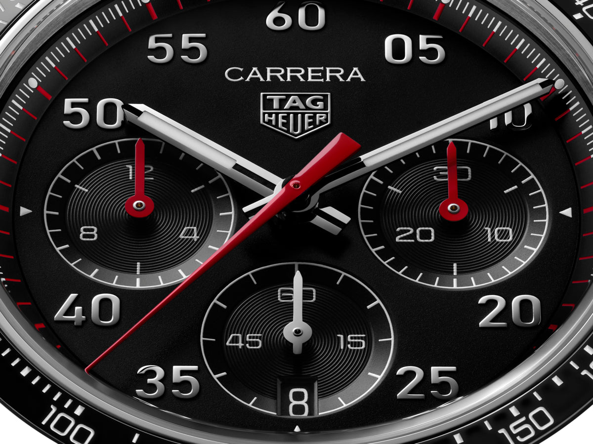 Tag Heuer Carrera Chronograph Sport Automatic Black, 42mm Steel Watch CDB2110.BA0054
