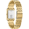 Citizen Eco-Drive Red 36x26.5mm Gold Tone Watch BJ6572-54X