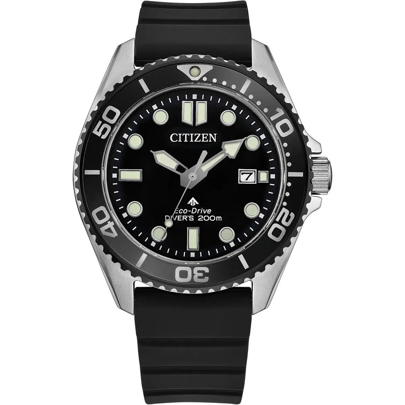 Citizen Eco-Drive Promaster Diver Black 41mm Watch BN0266-07E