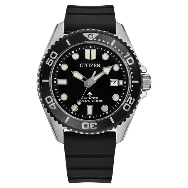 Citizen Eco-Drive Promaster Diver Black 41mm Watch BN0266-07E