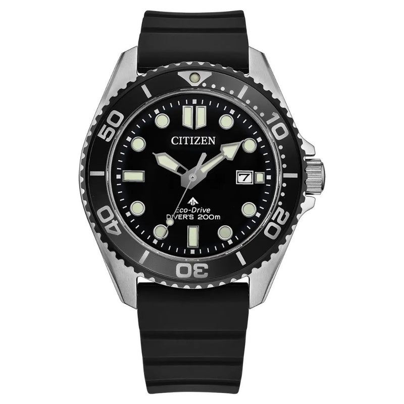 Citizen Eco-Drive Promaster Diver Black 41mm Watch BN0266-07E