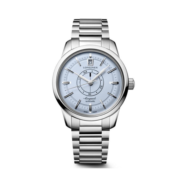Longines Conquest Heritage Central Power Reserve Ice Blue 38mm Watch L1.648.4.92.6