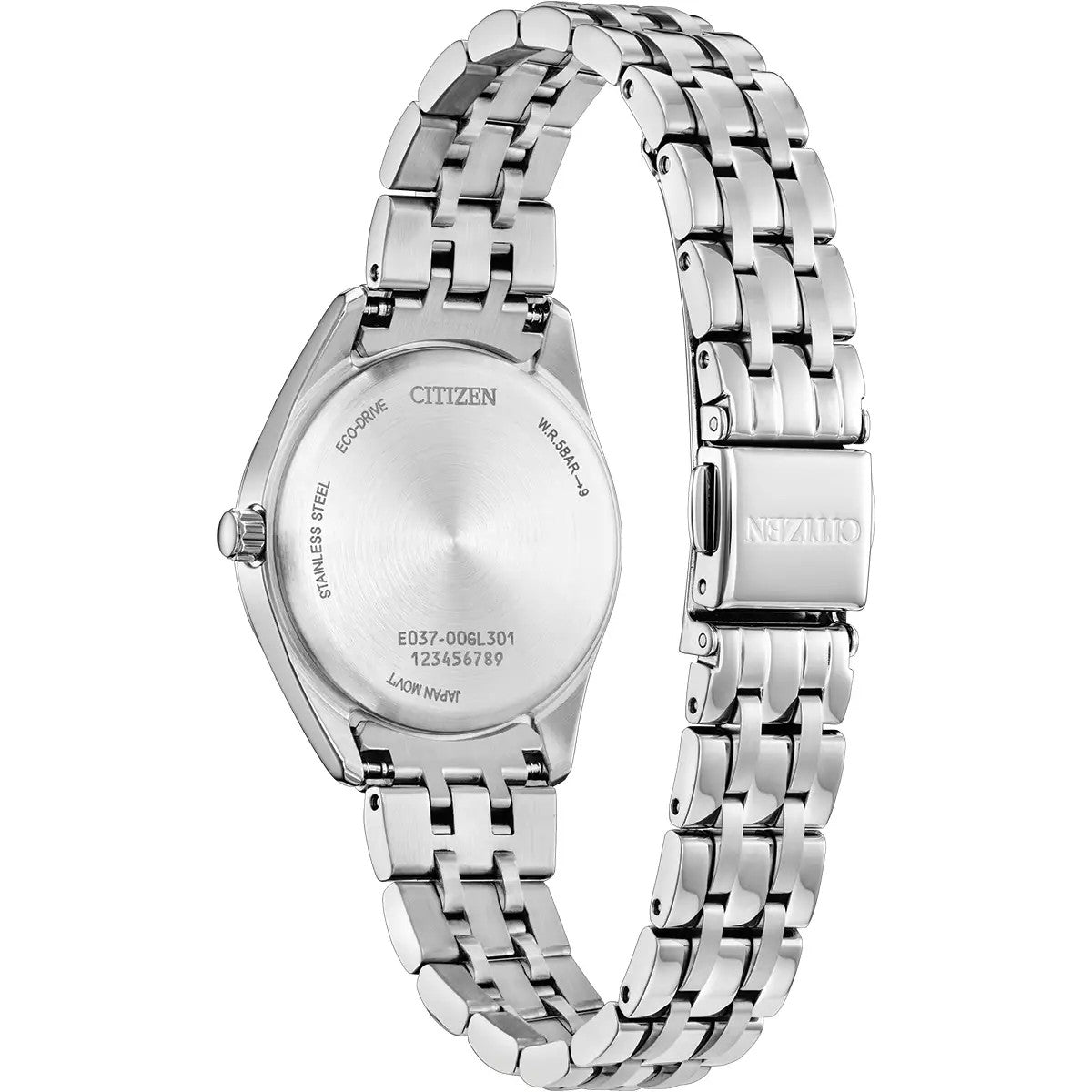 Citizen Eco-Drive Peyten Purple 30mm Stainless Steel Watch EM1230-54X