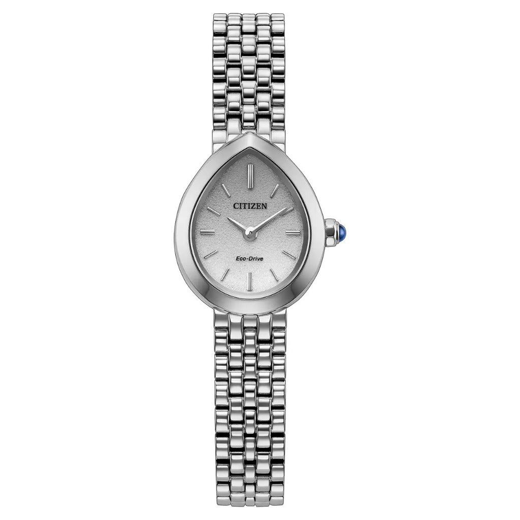 Citizen Eco-Drive L Rainell 20mm Silver Dial, Steel Watch EX1550-54A