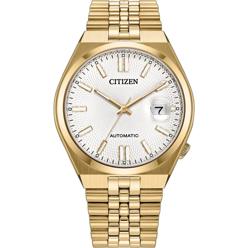 Citizen Automatic Tsuyosa 60 40mm White Dial, Gold Tone Watch NK0022-50A