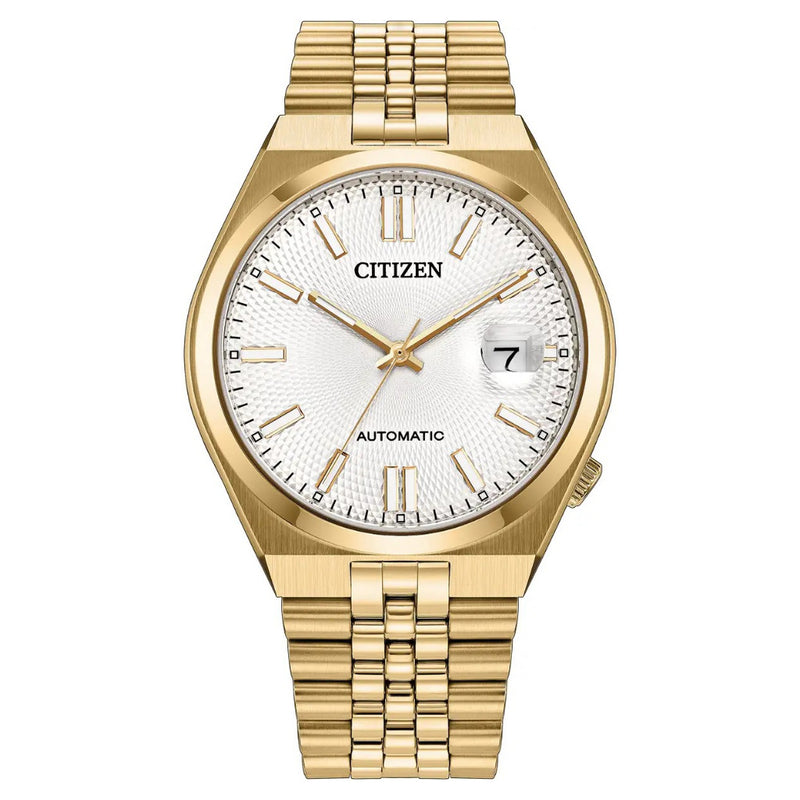 Citizen Automatic Tsuyosa 60 40mm White Dial, Gold Tone Watch NK0022-50A