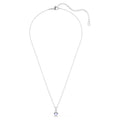 Swarovski Chroma Mixed cuts, Star, White, Rhodium plated Pendant