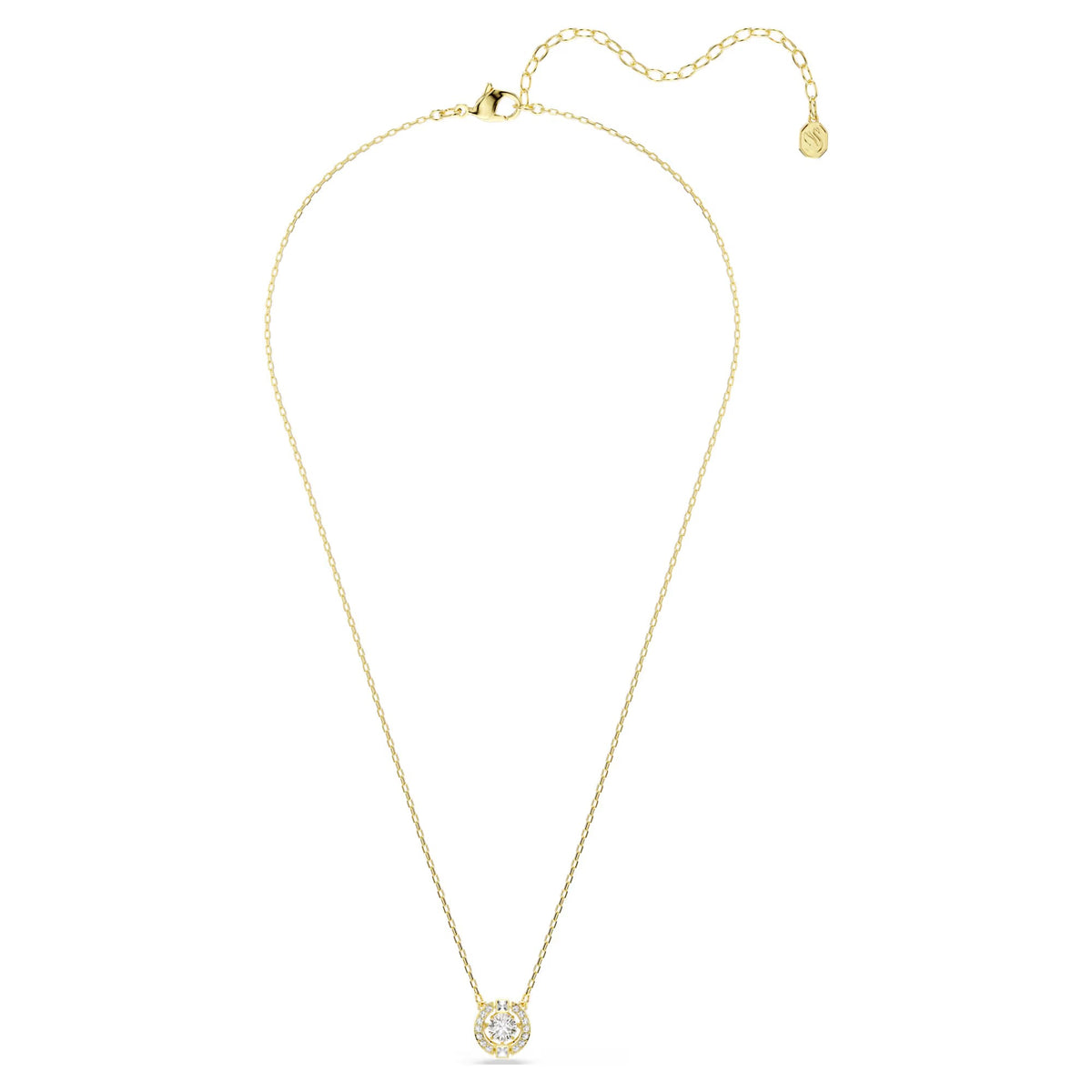 Swarovski Una Angelic Mixed cuts, White, 18K gold finish Pendant