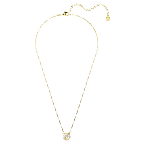 Swarovski Una Angelic Mixed cuts, White, 18K gold finish Pendant